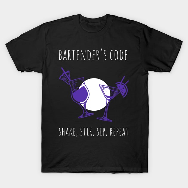 bartender's code T-Shirt by juinwonderland 41